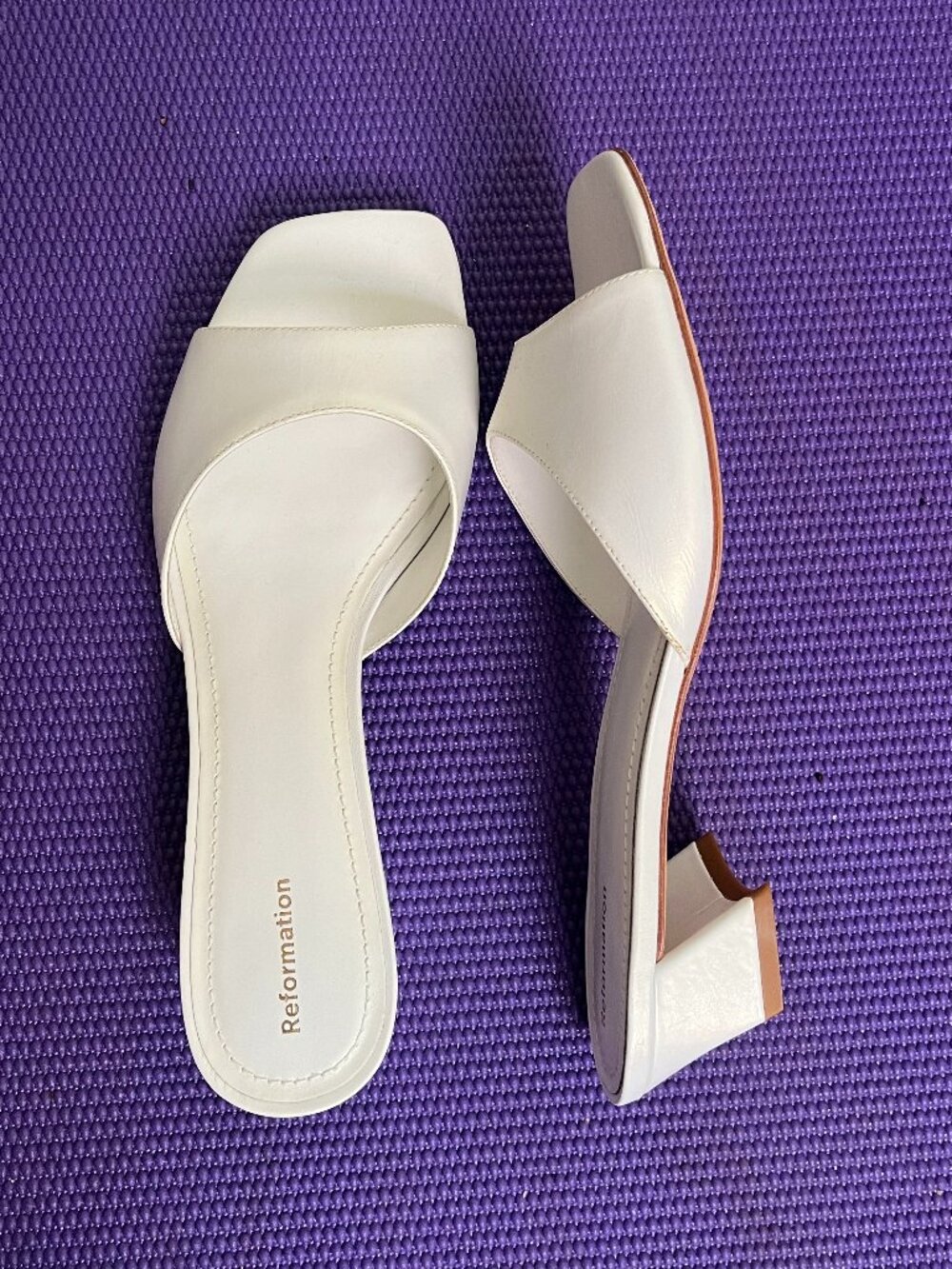 Reformation Kitten Heel Mule Sandal